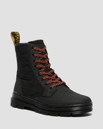 Botines Dr Martens Combs II Dual Cuero Mujer Negros | MX 713WNB